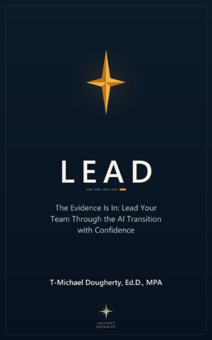 Lead book cover - Lead your team through the AI transition with confidence