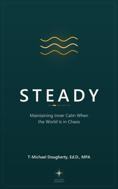 Steady book cover - Maintaining inner calm when the world is in chaos